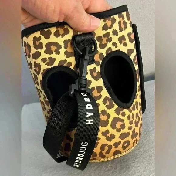 Hydro Jug Neoprene Sleeve carrier bag insulation Animal print leopard - Picture 3 of 7